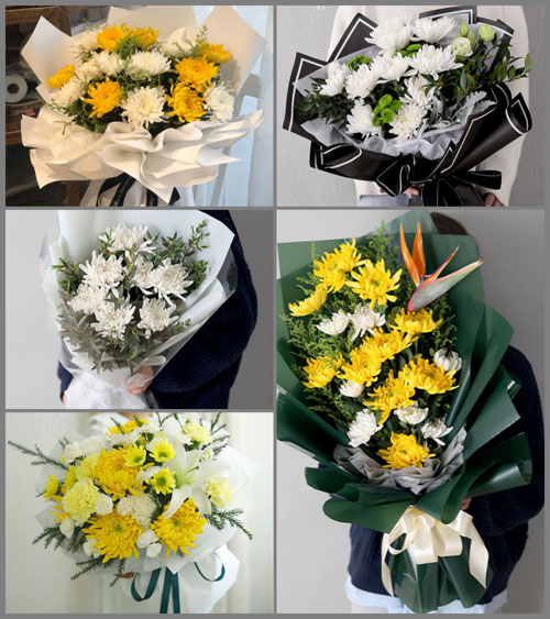北京昌平区回龙观地区碧水庄园社区白事花束代送